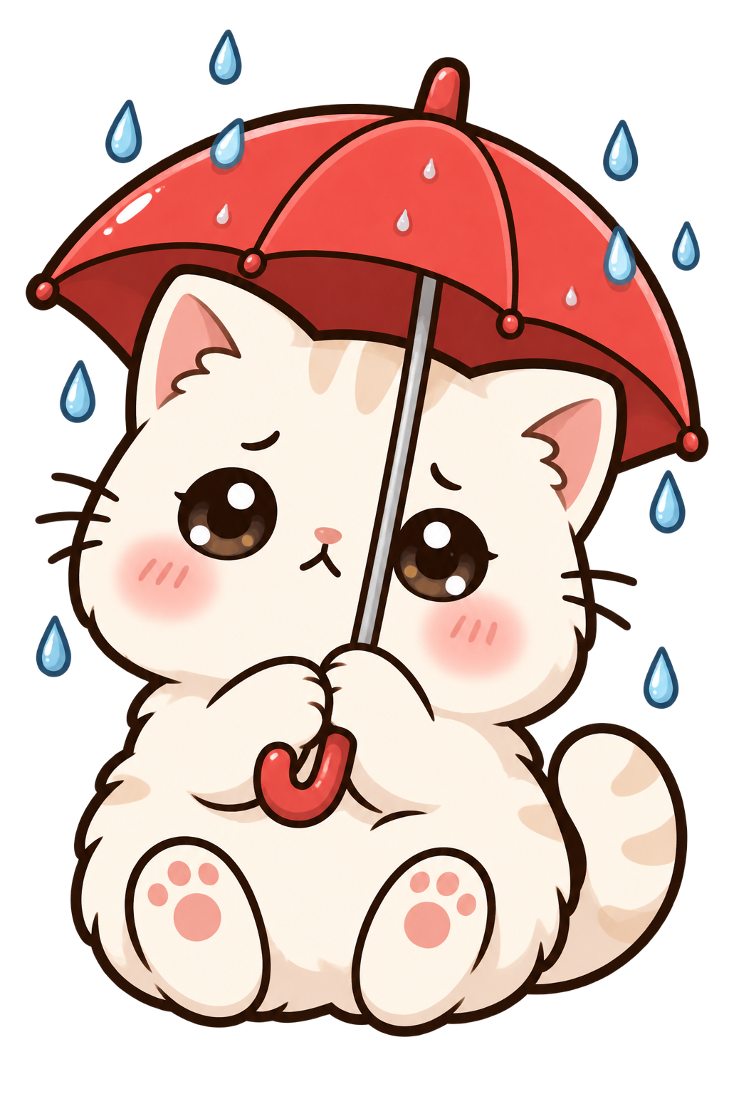 cat in the rain